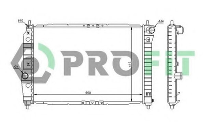 Радіатор охолоджування Profit (PR1703A1)