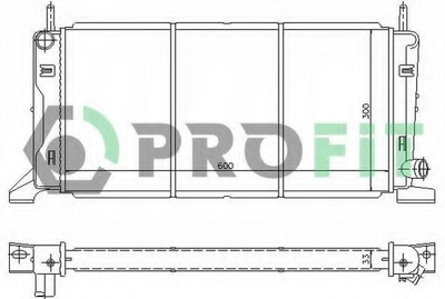 Радиатор охлаждения Profit (PR2545A1)