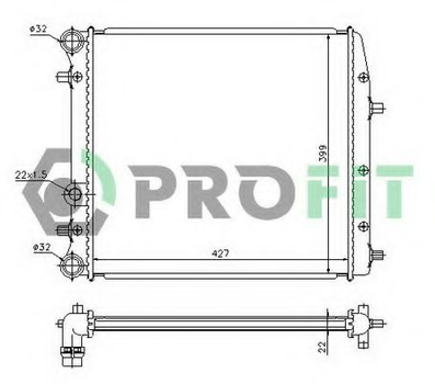 Радиатор охлаждения Profit (PR6402A1)