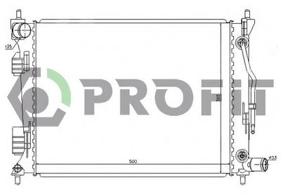 Радиатор охлаждения Profit (PR1804A5)