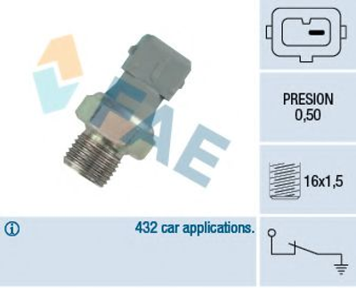 Датчик давления смазки FAE (12460)