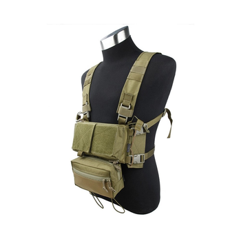 Розвантажувальний жилет TMC Modular Lightweight Chest Rig Full Set Khaki