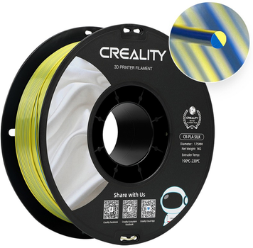 Нитка для картриджа Creality CR-Silk PLA 1.75 мм Yellow/Blue (6971636405504)