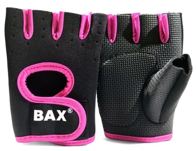 Перчатки для фитнеса BAX Размер М Black-Pink 100021