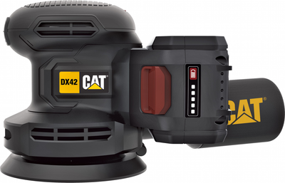 Акумуляторна ексцентрикова шліфмашина CAT DX42B (6943475885427)