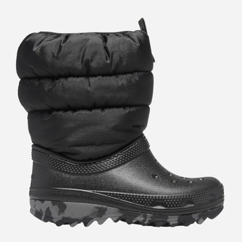 Śniegowce chłopięce ocieplane Crocs Classic Neo Puff Boot K 207683 24-25 Czarne (191448873452)