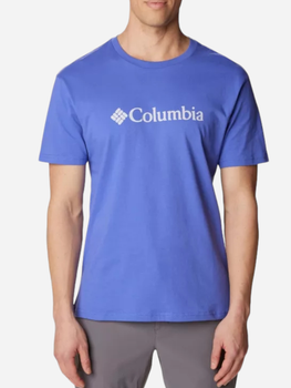 Футболка бавовняна чоловіча Columbia CSC BASIC LOGO™ L Блакитна (195978521722)