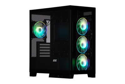 2E Gaming Корпус Fantom GK701B без БП 2xUSB3.0, 1xUSBType-C 4x120мм ARGB VGA 400мм LCS ready контролер
