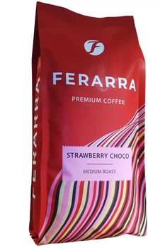 Кава Ferarra Strawberry Choco Полуничний Шоколад зерно 1кг (58997)