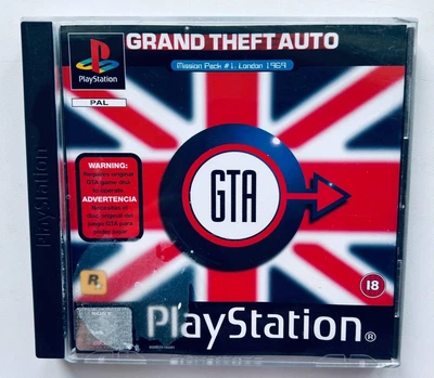 Grand Theft Auto Mission Pack London, Б/У, английская версия - диск для PlayStation 1