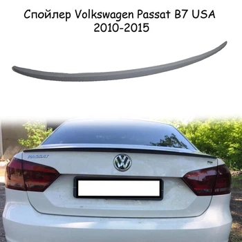Спойлер крышки багажник Volkswagen Passat B7 2010-2015 USA стеклопластик под покраску