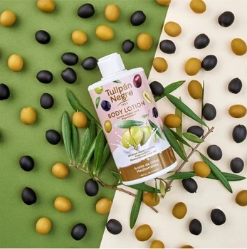 Лосьйон для тіла Середземноморська оливкова олія Tulipan Negro Mediterranean Olive Oil Body Lotion 400 мл