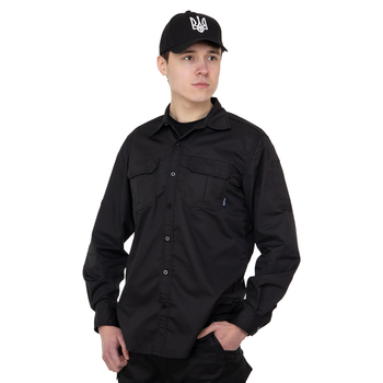 Сорочка тактична Military Rangers Top розмір 2XL (бавовна, поліестер, Чорний)