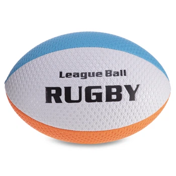Мяч для регби RUGBY Liga ball SP-Sport RG-0391 №9 Белый/Синий