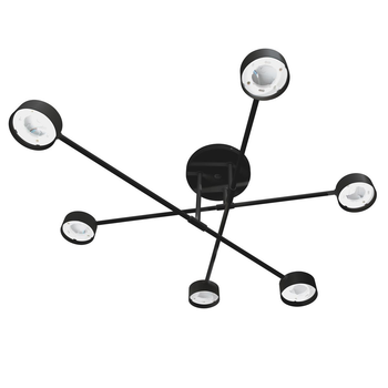 Люстра G CORK 6*GX53 BK чорний