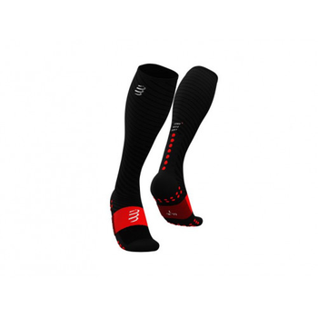 Гольфы компрессионные для бега Compressport Full Socks Recovery 4M(45-48см) Black