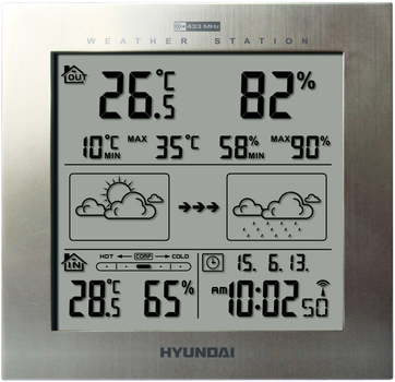 Метеостанція Hyundai WS 2244 M (HY-WS2244M)