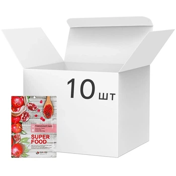 Набор тканевых масок для лица Гранат Eyenlip Super Food Pomergranate Mask, 23 мл*10шт (8809555251423)
