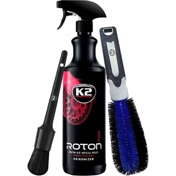 Набір автомобіліста для догляду за Дисками та Колесами авто K2 Roton PRO Професійний 4 шт
