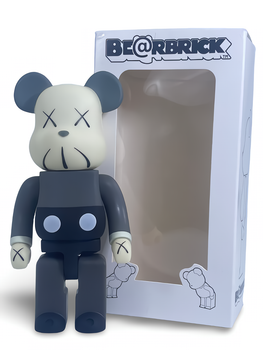 Статуетка Bearbrick x Kaws x Grey 200% 16 см Medicom Toy Брайан Доннелли