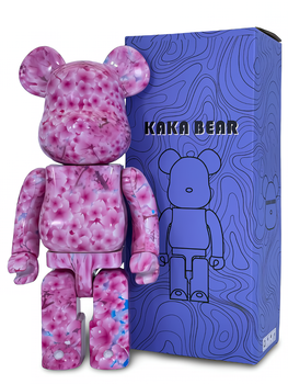 Статуетка Bearbrick x Sakura 400% 28 см Medicom Toy Цвітіння вишні