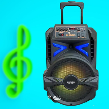 Беспроводная портативная Bluetooth колонка Kimiso 3000 Вт с проводным микрофоном QS-1294