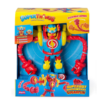 Игровой набор Супербот Шугарфан Superthings S робот, казум-кид, фигурка SuperThings 18,5х22,5х7,6 см (det0015553)