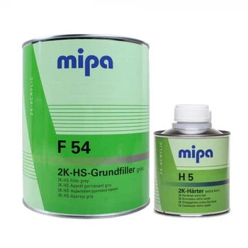 Грунт Mipa Grundfiller F54 HS 4+1 Black Черный с отвердителем 2К