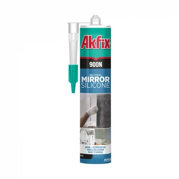 Нейтральний силіконовий герметик для дзеркал Akfix 900N прозорий