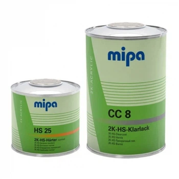 Лак Mipa Klarlack CС8 HS із затверджувачем HS25 2К