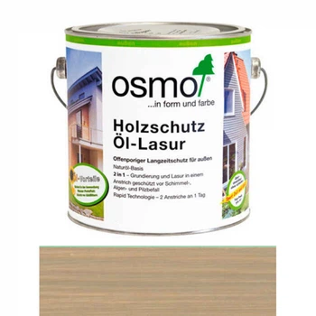 Защитное масло-лазурь Osmo Holzschutz-Lasur 903 серый базальт прозрачное шелковисто-матовое