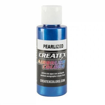 Краска для аэрографии перламутровая Синяя Createx Airbrush Colors Pearl Blue 5304
