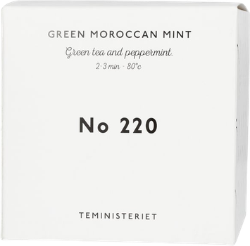 Zielona herbata Teministeriet Collection 220 Green Moroccan Mint w opakowaniu 100 g (7340023000230)