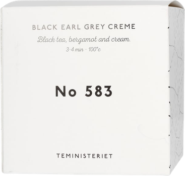 Чорний чай Teministeriet Collection 583 Black Earl Grey Creme в упаковці 100 г (7340023000483)