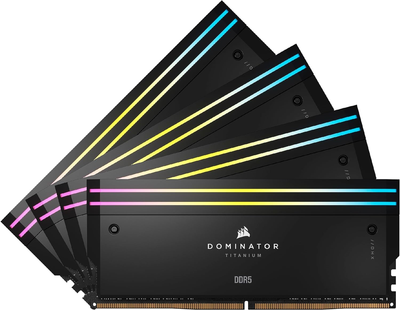 Оперативная память Corsair DDR5-6000 65536MB PC5-48000 (Kit of 4x16384) Dominator Titanium Black (CMP64GX5M4B6000C36)
