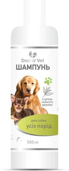 Шампунь Doctor Vet з олією чайного дерева для усіх собак 500 мл (4820276192652)