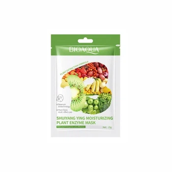 Тканинна маска для обличчя з екстрактом ківі Bioaqua Kiwi Moisturizing Mask, 25 г