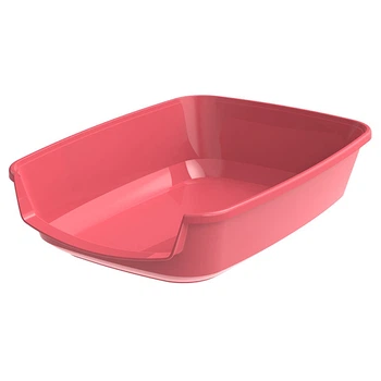 Туалет для котят Moderna Maryloo Small, кораловий, 37х27х9см