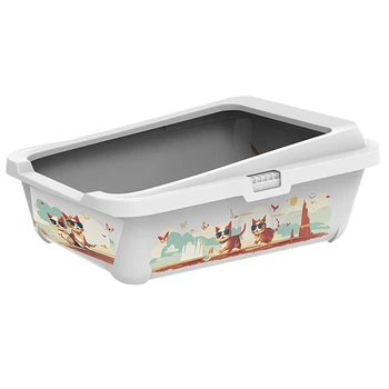 Туалет для котов Moderna Hercules с бортиком 51х39х19см (K162439IL)