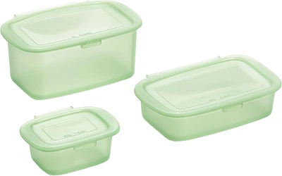 Набір ємностей для зберігання Lekue Reusable Silicone Containers силіконових 3 шт (881886) (881886_MIRS)