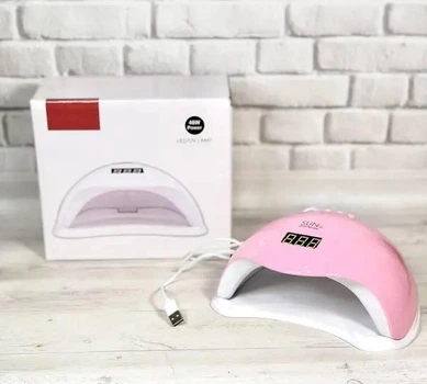 Лампа для маникюра SunUV 5 USB (Розовая) 48Вт
