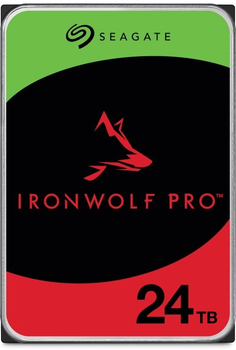 Dysk Twardy Seagate IronWolf Pro 24TB 7200rpm 512MB ST24000NT002 3.5 SATA III