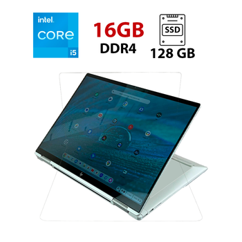 Ноутбук-трансформер HP elite c1030 ChromeBook / 13.5" (1920x1280) TN Touch / Intel Core i7-10610U (4 (8) ядра по 1.8 - 4.9 GHz) / 16 GB DDR4 / 128 GB SSD / Intel UHD Graphics / WebCam / Chrome OS б/у