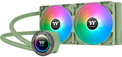 Система рідинного охолодження Thermaltake TH280 V2 ARGB Sync All-In-One Liquid Cooler Green (4711475640818)