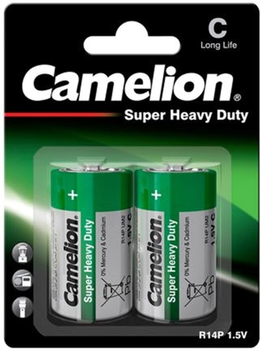 Батарейка Camelion R14P-BP2B Green 2 шт (R14P-BP2G)