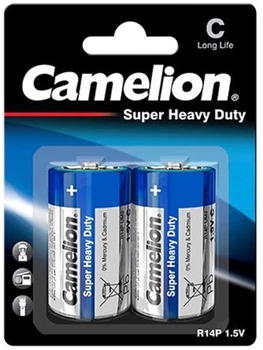 Батарейка Camelion R14P-BP2B Blue 2 шт (R14P-BP2B)