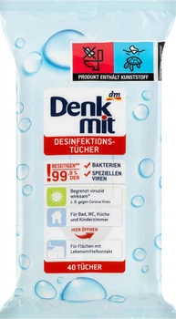 Дезінфікуючі серветки для поверхонь Denkmit Desinfektion, 40 шт