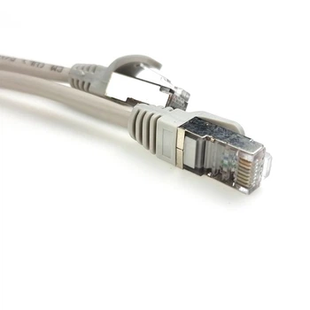 Патч-корд L&W ELECTRONICAL 0.5м, FTP, cat.5e, RJ45, медь, серый, PC005-C5E-050