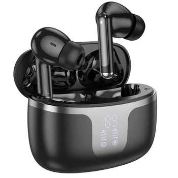 Bluetooth стерео гарнітура Hoco EQ10 з мікрофоном та кейсом чорна