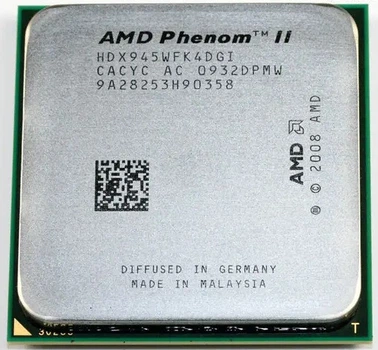 Процессор AMD Phenom II X4 945 C2 3.0 GHz, 95W, AM3 Б/У